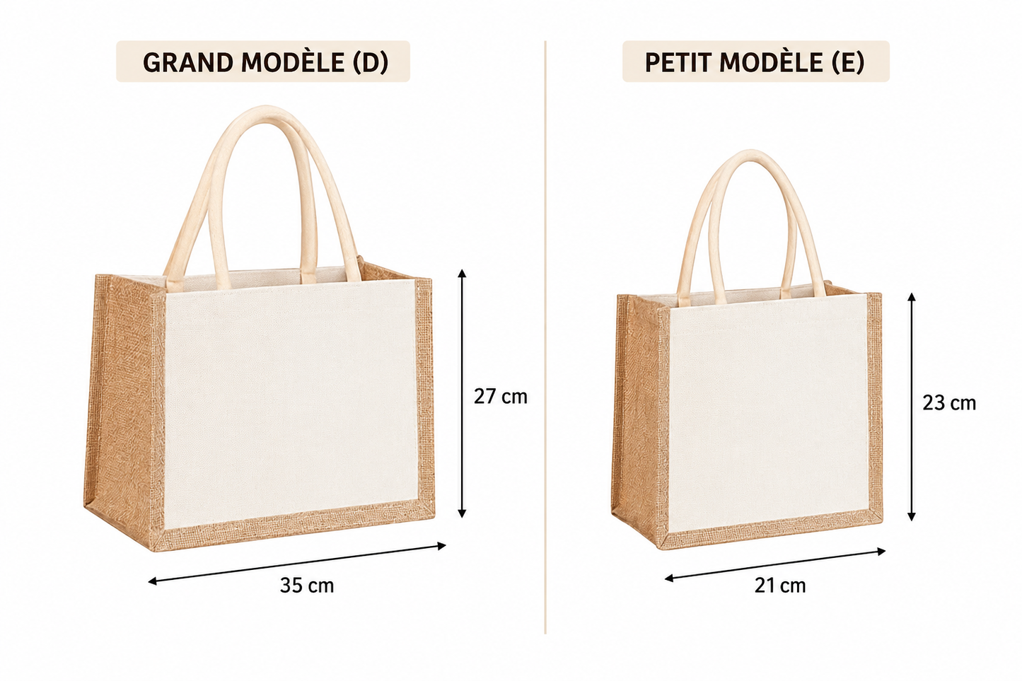 Sac en jute personnalisé, tote bag jute personnalisé une idée de cadeau