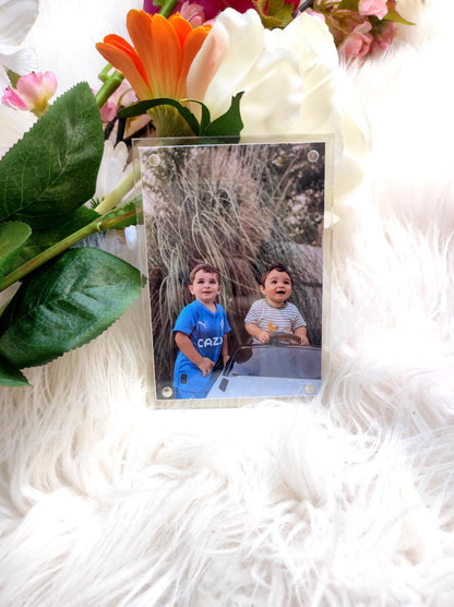 Cadeau photo personnalisé, cadre photo en acrylique, cadeau fête des mères, cadeau pour elle, cadeau pour lui.