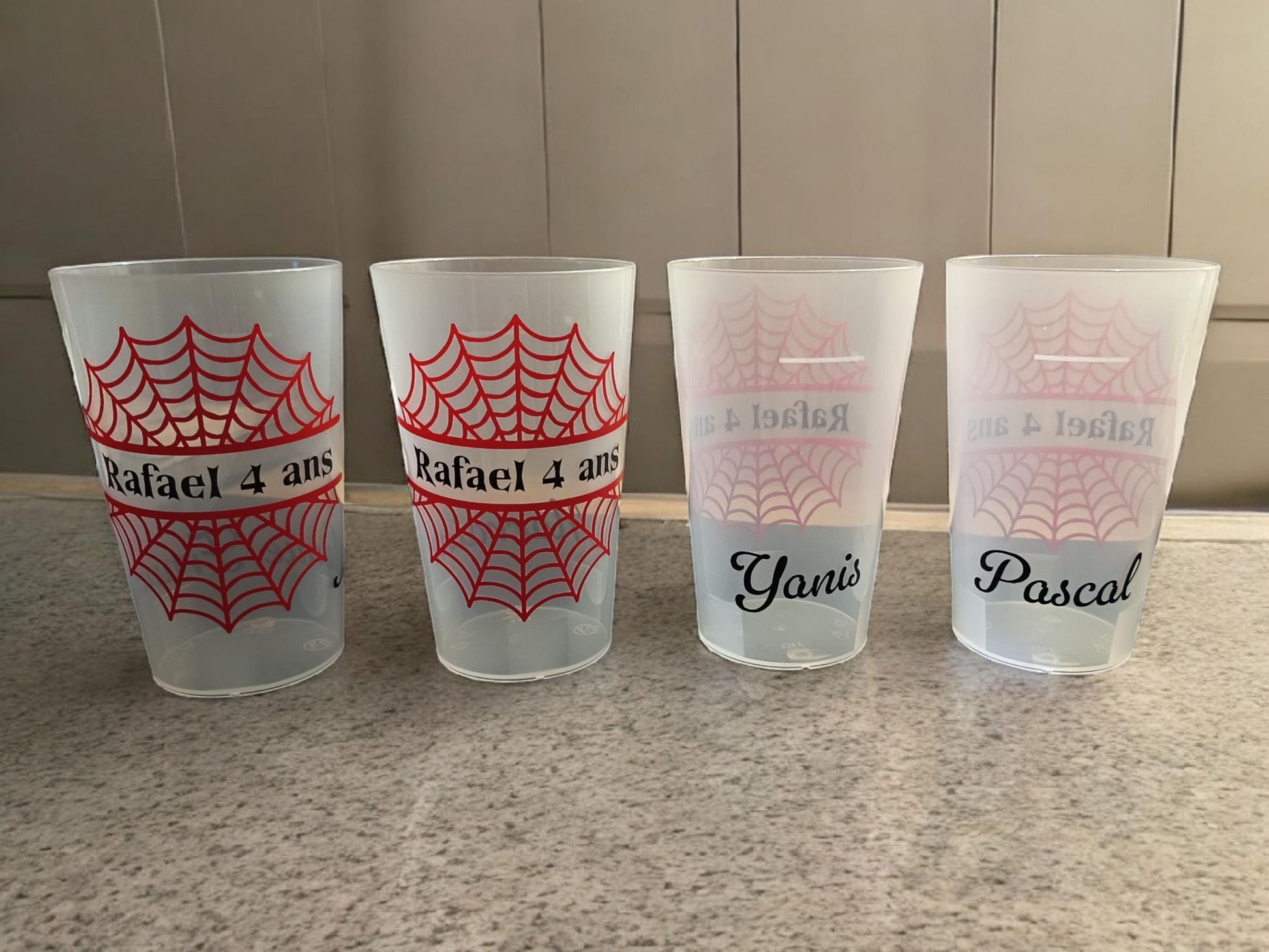 Gobelet personnalisé, verre personnalisé en plastique