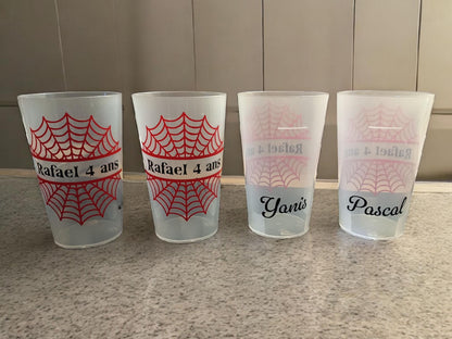 Gobelet personnalisé, verre personnalisé en plastique