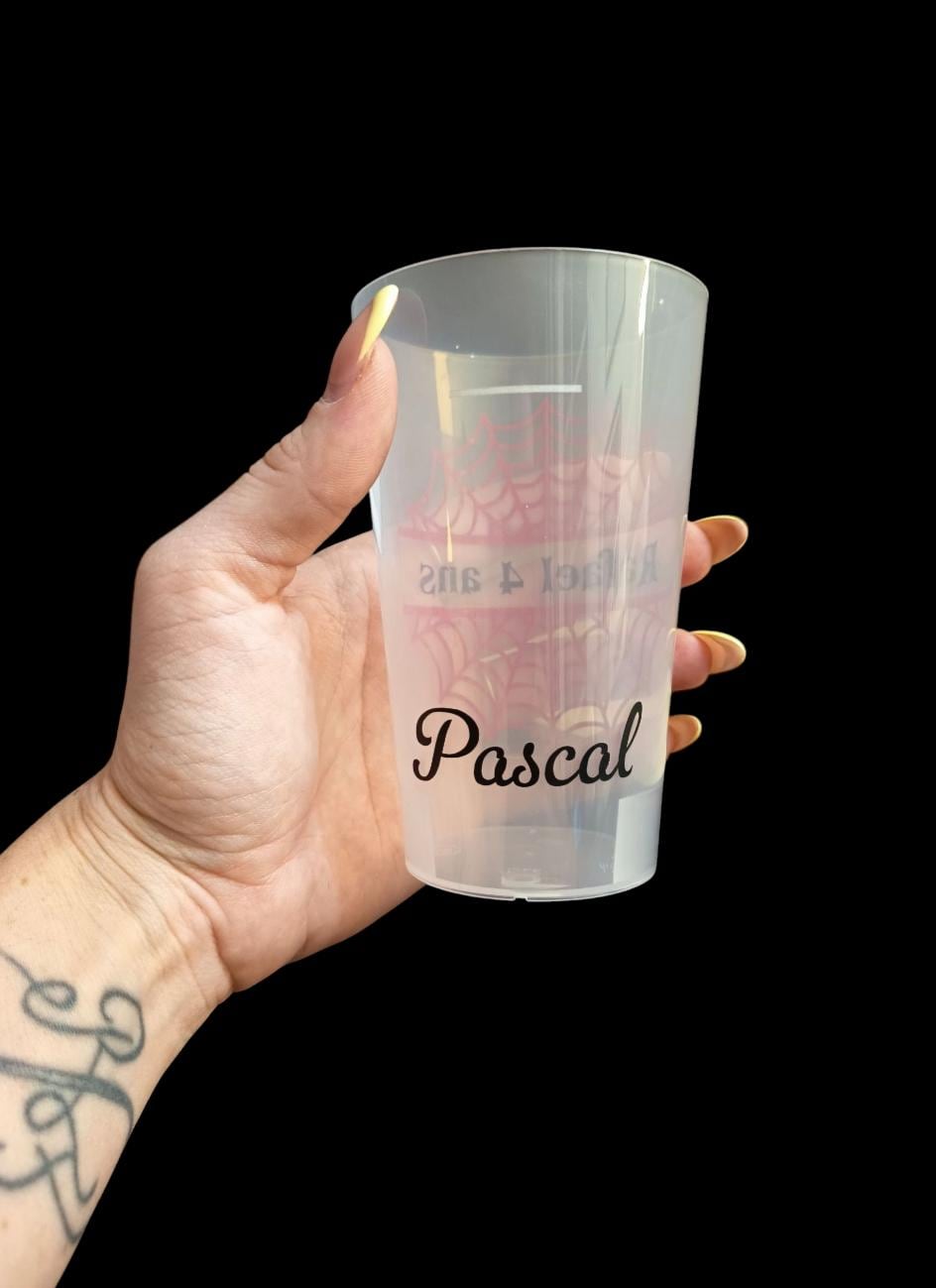 Gobelet personnalisé, verre personnalisé en plastique