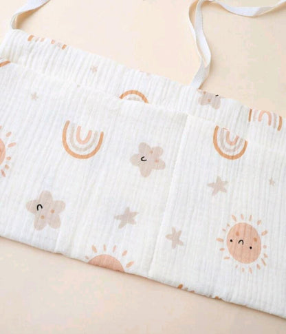 Organisateur de lit personnalisé, idéal cadeau de naissance pour bébé