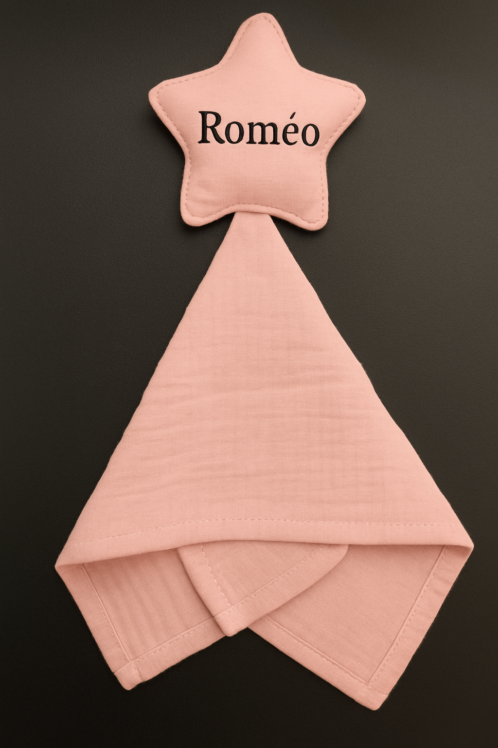 Doudou personnalisé, doudou étoile, doudou coton