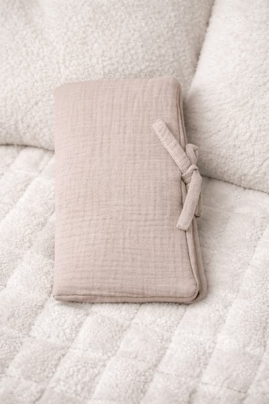 Protège livret de famille gaze de coton