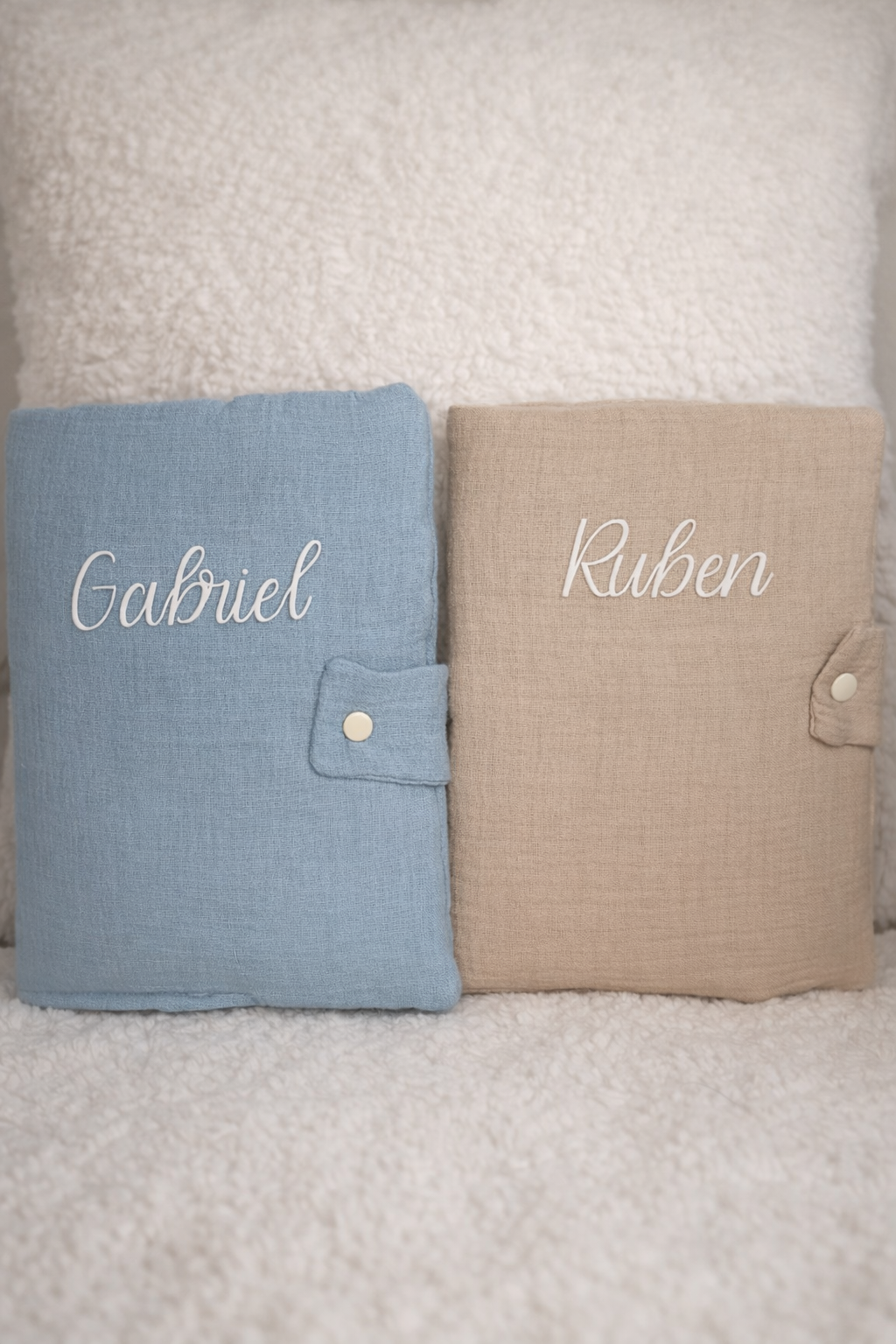 Protège carnet de santé gaze de coton