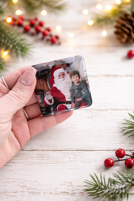 LOT DE 5 magnets photo frigo personnalisé - aimant pour réfrigérateur