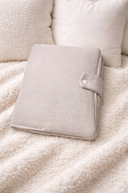 Protège carnet de santé gaze de coton