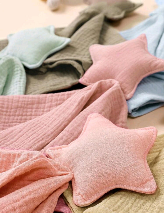 Doudou personnalisé, doudou étoile, doudou coton