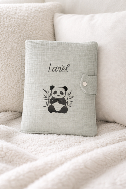 Protège carnet de santé gaze de coton