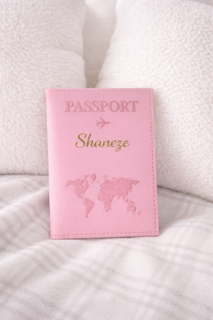 Protège-Passeport Personnalisé avec Prénom