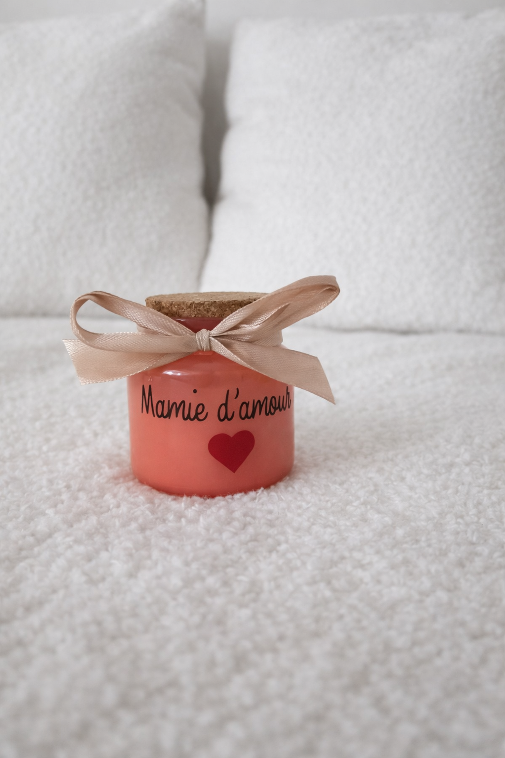 Bougie personnalisée